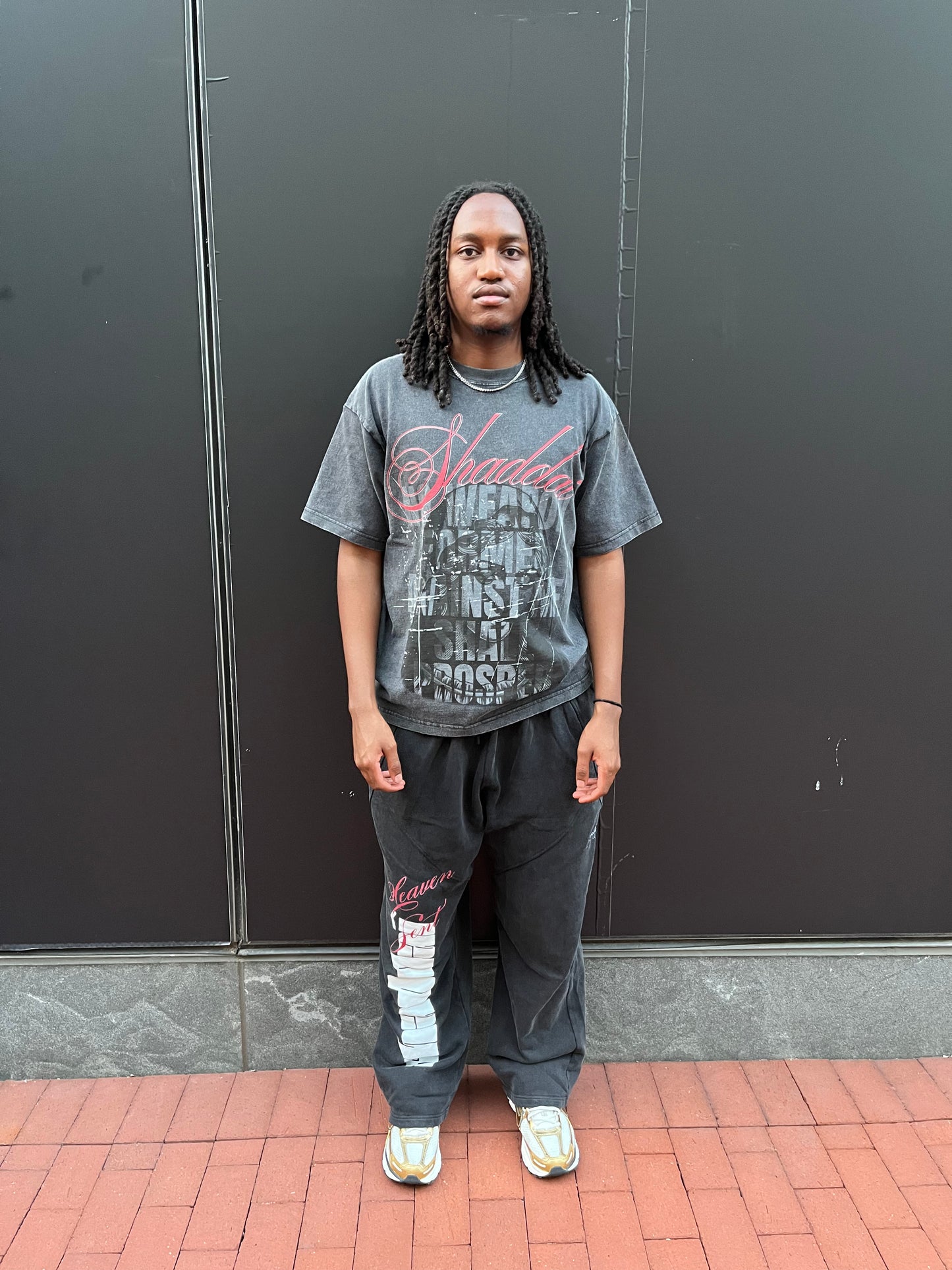 Grey "No Weapon" T-shirt