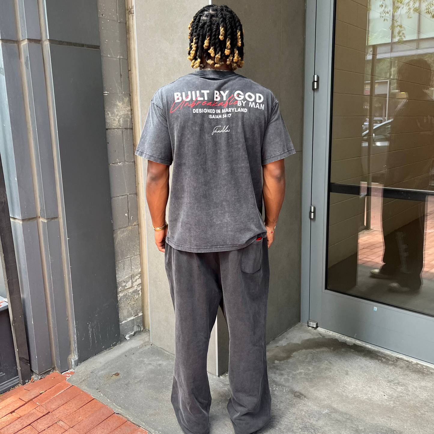 Grey "No Weapon" T-shirt