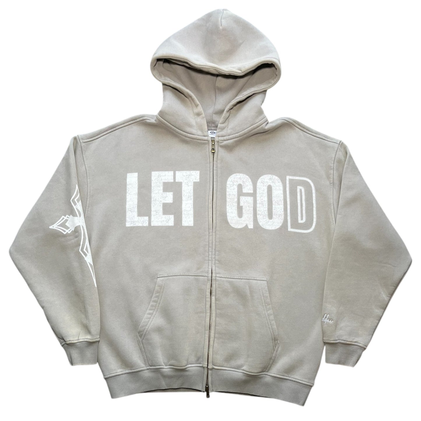 Grey "Let God" Hoodie