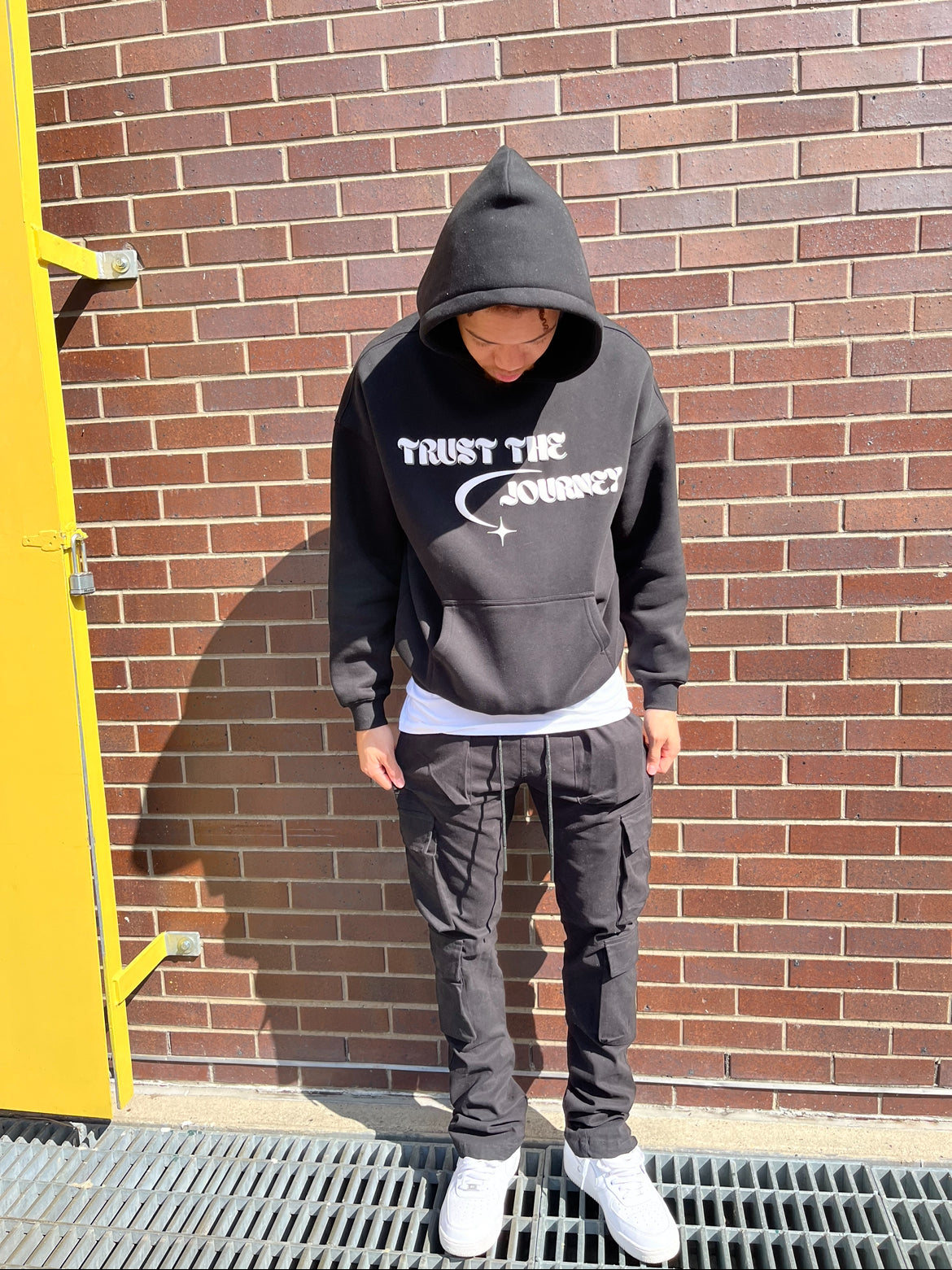 Black "Trust The Journey" Hoodie