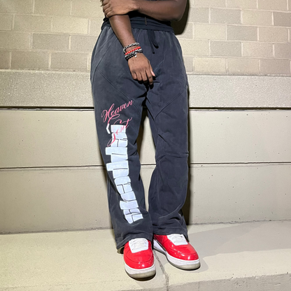 Black "Heaven Sent" Sweatpants