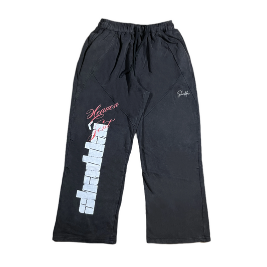 Black "Heaven Sent" Sweatpants