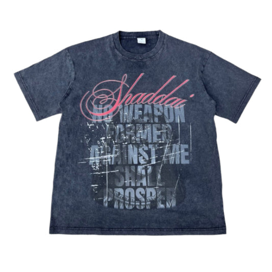 Grey "No Weapon" T-shirt