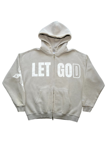 Grey "Let God" Hoodie